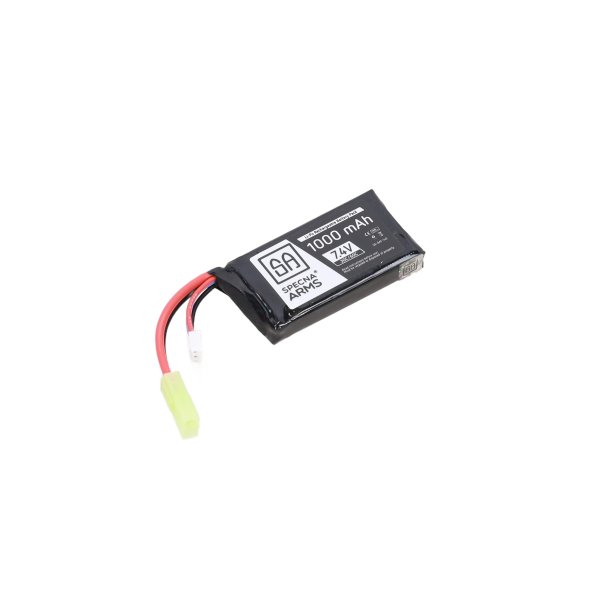 asgbox.pl - Specna Arms akumulator LiPo 7.4V 1000mAh 30C/60C PEQ Tamiya mini