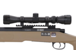 asgbox.pl - Specna Arms M40A3 SA-S02 CORE Karabin snajperski Bolt Action (Luneta/Dwójnóg)  Tan - OUTLET
