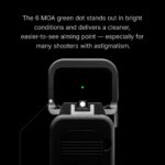 OLIGHT Osight K GREEN Dot Sight, RMSc Footprint – Black - obrazek 6