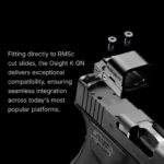OLIGHT Osight K GREEN Dot Sight, RMSc Footprint – Black - obrazek 8