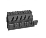 LCT CNC Aluminum RIS Handguard TX-3 AKS-74U – Black - obrazek 3