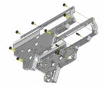 RetroArms CNC Duralumin Gearbox V2 QSC (8mm) - obrazek 4