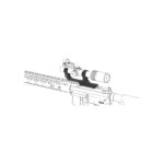 VO 25.4mm One Piece Cantilever RIS Mount 1.97" (50mm) – High - obrazek 8