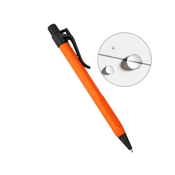 RITE All-Weather Metal Click Pen – Orange