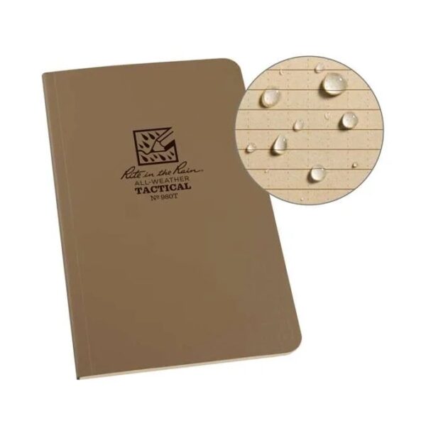 RITE Waterproof FIELD FLEX Notebook (117 x 184 mm) – Tan