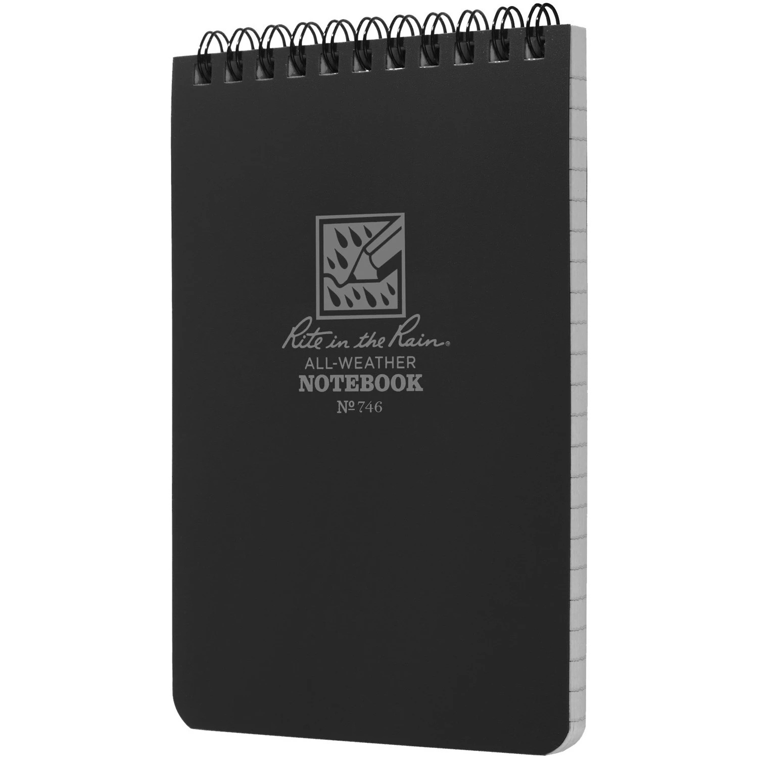 85576 RITE Waterproof POCKET NOTEBOOK (101 × 152 mm) – Black - obrazek 1