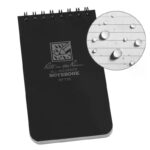 RITE Waterproof POCKET NOTEBOOK (76 × 133 mm) – Black