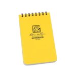 RITE Waterproof POCKET NOTEBOOK (76 × 133 mm) – Yellow