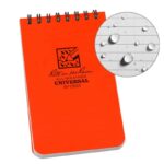 RITE Waterproof POCKET NOTEBOOK (76 × 133 mm) – Orange