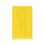 RITE Waterproof POCKET NOTEBOOK (76 × 133 mm) – Yellow - obrazek 3