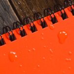 RITE Waterproof POCKET NOTEBOOK (76 × 133 mm) – Orange - obrazek 4