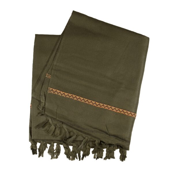 Traditional Cotton Throw PATOO – Green