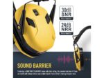 EARMOR M300X Electronic Hearing Protector – Yellow - obrazek 8