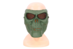 Specna Arms Skull style maska - Oliwkowa - obrazek 4