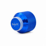 Balystik CNC aluminum cap for HPA tank with O-rings - Cobalt Blue