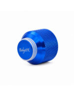 Balystik CNC aluminum cap for HPA tank with O-rings - Cobalt Blue