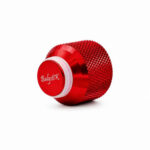 Balystik CNC aluminum cap for HPA tank with O-rings - Inferno Red