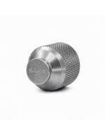 Balystik CNC aluminum cap for HPA tank with O-rings - Titanium Silver - obrazek 2