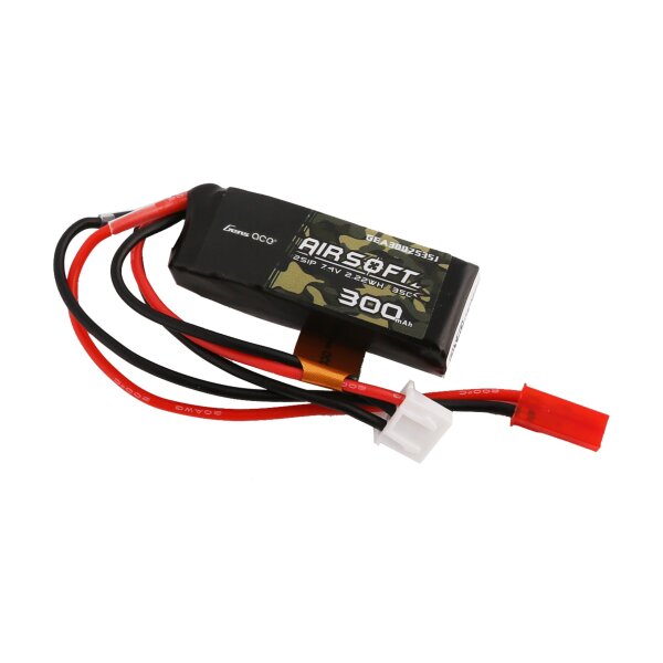 Gens ace LiPo Battery 35C 300mAh 2S 7.4V Airsoft -