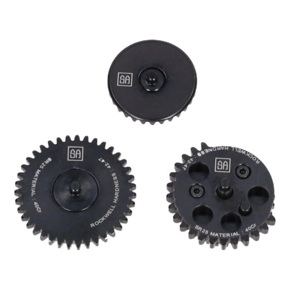 SA OBLIVION SR-25 18:1 Precision Steel Gear Set with Improved Timing