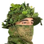 KMCS Boonie Hat with 3D Leaves – Next-Gen Green