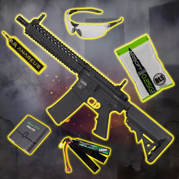 STARTER PACK Set SA Daniel Defense(R) MK18 10.5" Gen2 (SA-F19 FLEX(TM) HAL ETU(TM)) – Black