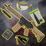 STARTER PACK set  SA Daniel Defense(R) MK18 10.5" Gen2 (SA-F19 FLEX(TM) HAL ETU(TM)) – Black / Tan