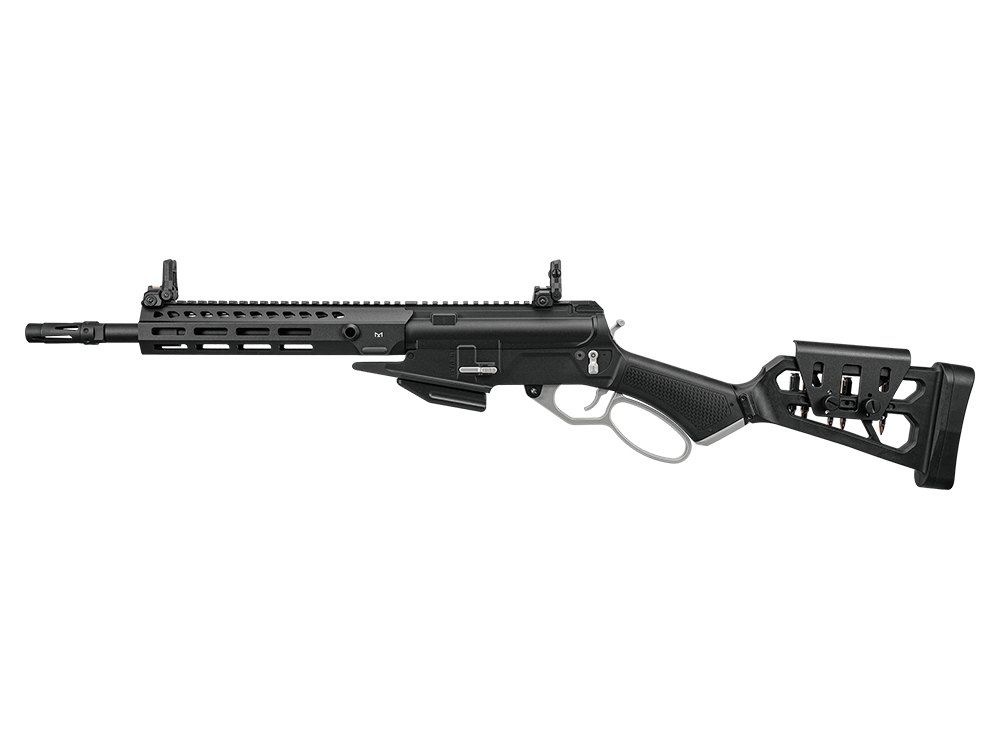 87074 G a G LevAR PLATA GNB Airsoft Rifle – Black / Silver - obrazek 1