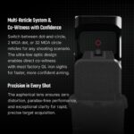 OLIGHT Osight SE Enclosed Red Dot Sight, GLOCK(R) MOS Mount – Black - obrazek 9