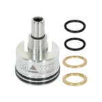 Maxx Model  CNC Stainless Steel Double Air Seal Threaded Cylinder Head - V2 AEG Gearbox (only)