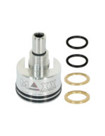 Maxx Model  CNC Stainless Steel Double Air Seal Threaded Cylinder Head - V2 AEG Gearbox (only)