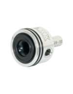 Maxx Model  CNC Stainless Steel Double Air Seal Threaded Cylinder Head - V2 AEG Gearbox (only) - obrazek 3