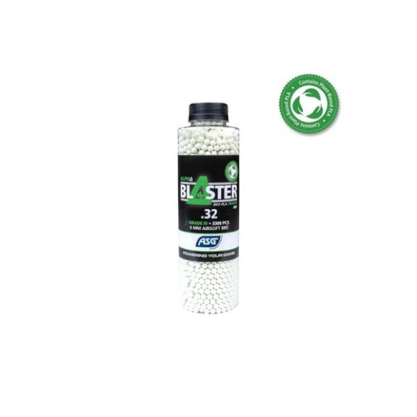 ASG Alpha Blaster 0.32g BIO Green tracer - 3300 bbs