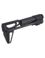 5KU PDW type retractable stock for M4 MWS GBBR - Black - obrazek 2