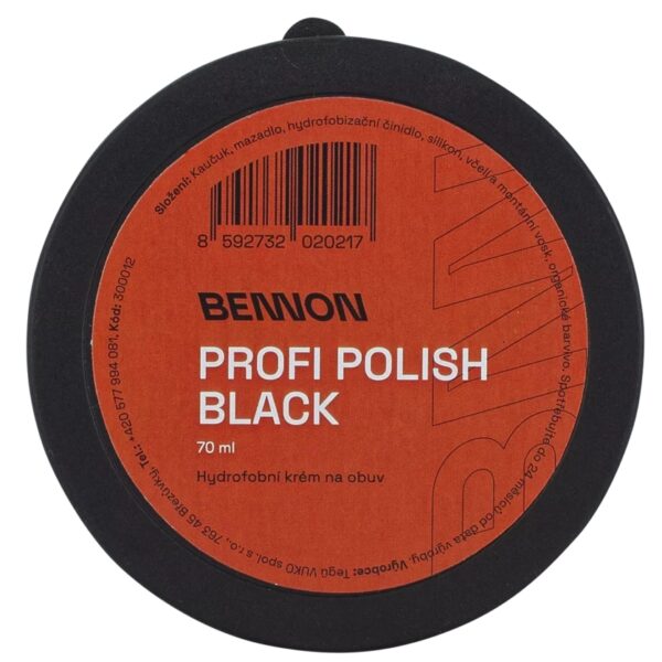 Bennon PROFI POLISH BLACK Shoe Cream (70 ml) – Black