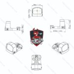 VO FRENZY-S 1x17x24 AUT Red Dot Sight, MAG(TM) / RMSc – Gold - obrazek 8