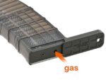 CYMA MWS / CGS Lancer L5 5.56 AWN (M4) Gas Magazine, 30 BBs – Black - obrazek 8