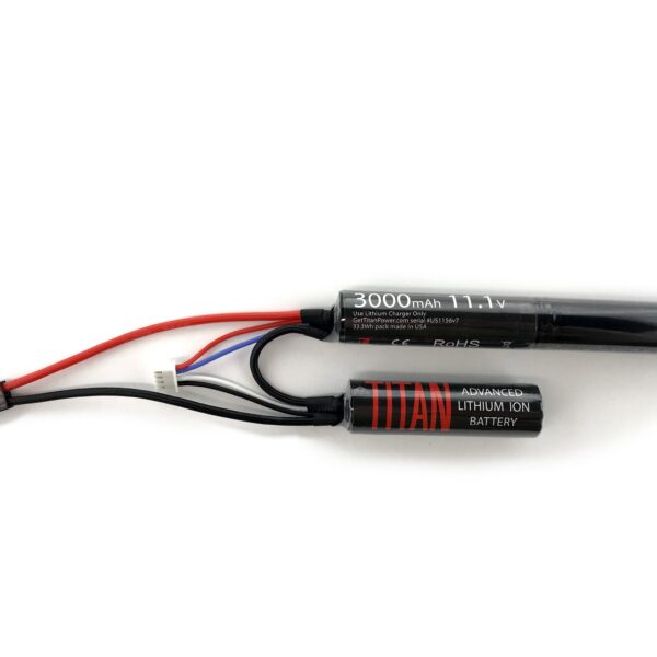 TITAN Li-Ion Battery 11.1V / 3000mAh, 30C (Tamiya) – Nunchuk (132 mm)
