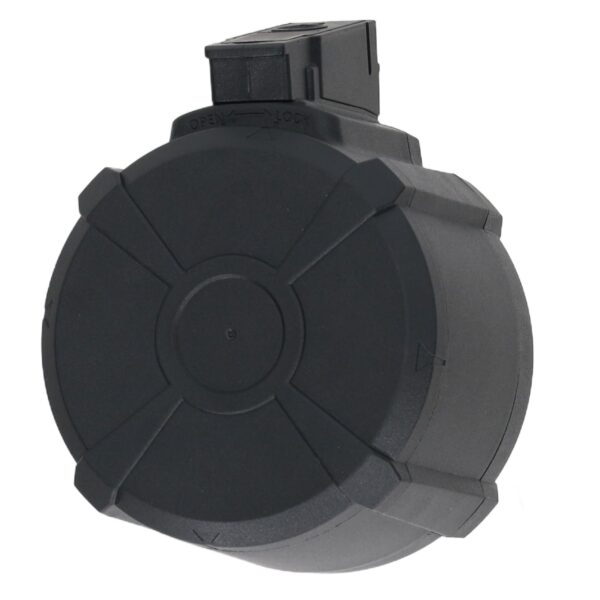SA AK Electric Drum Magazine, 1500 BBs – Black