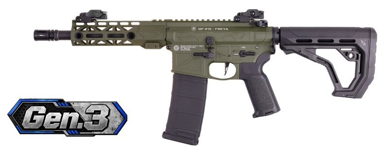 88288 Delta Armory GP FREYA R15 M-LOK 7" Gen3 – Green - obrazek 1