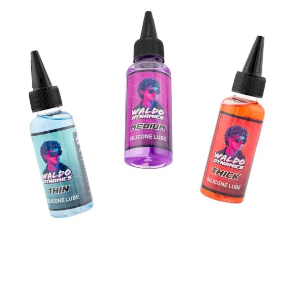 Waldo Dynamics Perfect Silicone lubricant 50 ml - viscosity of your choice - Medium - Galaxy Purple