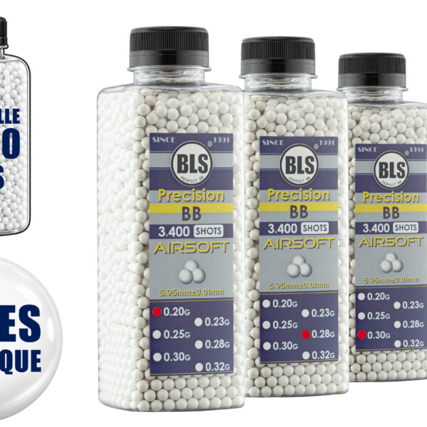 BLS Precision Marbles Supreme Grade 6 mm - 3400 - 0.30g
