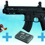 Christmas Pack M923A AEG Double Eagle Replica + Magazine + Red Dot + Lipo Battery + Battery Charger -
