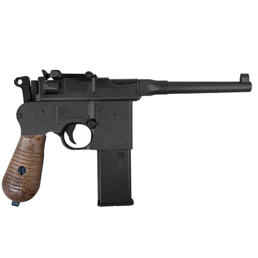 PG1099-01 WELL G196 C96 WWII CO2 Blowback airsoft pistol black - - obrazek 1
