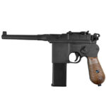 WELL G196 C96 WWII CO2 Blowback airsoft pistol black - - obrazek 2