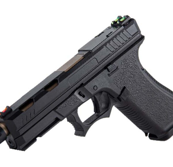 Golden Eagle GBB Custom AT3704 Pistol - Black - Black