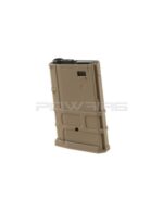 BATTLE AXE 190rds Polymer Hicap magazine for M4 AEG - TAN - obrazek 2