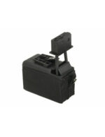 Battleaxe 2000bbs electric ammobox magazine for M249 AEG - Black - obrazek 3