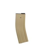 Battleaxe 200rds extended metal Magazine for M4 AEG - tan - obrazek 3