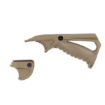 Battleaxe Angled foregrip for 20mm rail with handstop - Tan